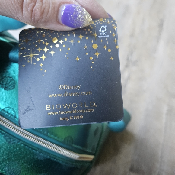 Disney's The Little Mermaid Ariel Mini Backpack with Shell Emboss - Picture 8 of 12